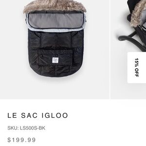 7AM enfant le sac igloo foot muff 6-18 month size